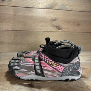 vibram fivefingers lontra womens size 40 shoes gray pink minimalist sneakers